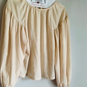 Target Loghtweight Blouse Cream